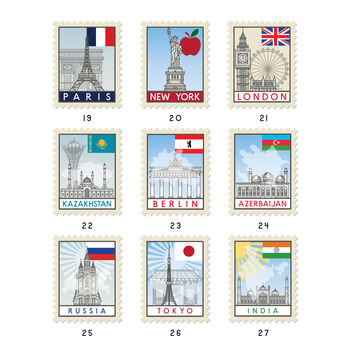 Personalised Travel Stamp Print, 4 of 12