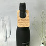Personalised Anniversary Meaning Wine Bottle Label, thumbnail 9 of 12