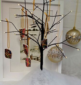 Hornsea Pottery Christmas Tree Decorations, 2 of 11