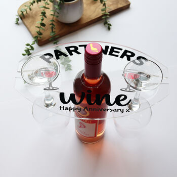 Personalised Acrylic Couple's Wine Butler, 6 of 8