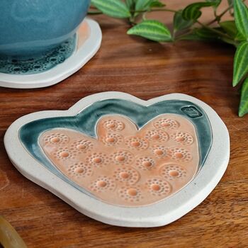 Tulip Flower Shaped Ceramic Coasters, 5 of 12