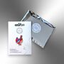 Colourful Hen Chicken Hard Enamel Pin, thumbnail 4 of 8