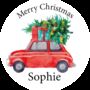 Personalised Car Merry Christmas Lollipop, thumbnail 2 of 3