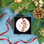 Giraffe Christmas Tree Decoration, thumbnail 1 of 8