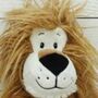 Soft Toy Plush Bad Hair Day Lion With Engraved Tag, thumbnail 3 of 4