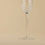 Roma Crystal Champagne Flute Set, thumbnail 3 of 7