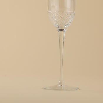 Roma Crystal Champagne Flute Set, 3 of 7