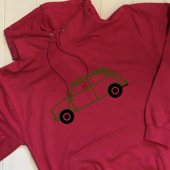 Personalised Adults Classic Mini Hoodie, 2 of 9