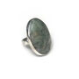 Oval Aventurine Gemstone Ring Set In Silver, thumbnail 4 of 5