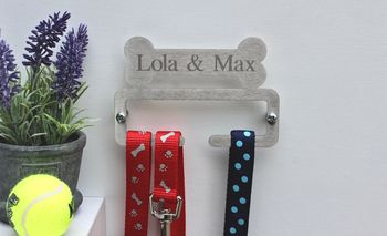 Personalised Metal Dog Lead Hanger | Holder | Hook, 4 of 7