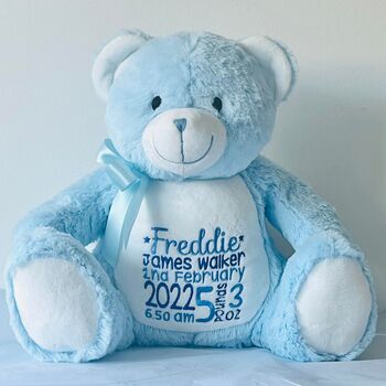 Personalised Embroidered Teddy Bears, 9 of 12