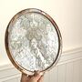 Mango Wood Round Serving Platter Tray, Chip And Dip, thumbnail 11 of 13