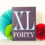 Roman Numerals Forty Card, thumbnail 4 of 4