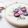 Lilac Bouquet Embroidery Hoop Kit, thumbnail 2 of 8