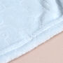 Personalised Baby Blue Blanket With Cars, thumbnail 4 of 7