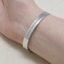 Personalised Men's Clenched Fists Cuff Bracelet, thumbnail 2 of 3
