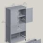 Bathroom Cabinet Freestanding Kitchen Storage Unit, thumbnail 11 of 11