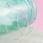 Thread Hoops In Gold Plate, Silver And Rose Gold Plate, thumbnail 3 of 8