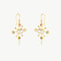 Celestial Kaleidoscope Baroque Pearl Gold Earrings, thumbnail 7 of 12