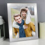 Personalised Message 8x10 Silver Photo Frame, thumbnail 2 of 9
