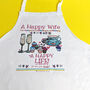 Personalised 'A Happy Wife' Apron, thumbnail 3 of 6