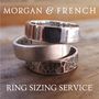 Resizing Morgan And French Personalised Ring, thumbnail 1 of 2