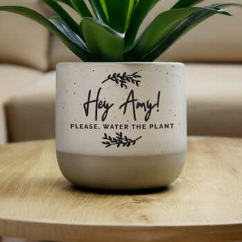 Personalised Plant Pot For Couple Wedding Gift, 2 of 3