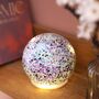 Small LED Moonrise Glitter Light Globe, thumbnail 2 of 3