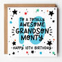 Grandson 10th Birthday Card, thumbnail 1 of 4