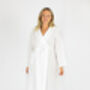 Polka Dot Cotton Dressing Gown, thumbnail 7 of 8