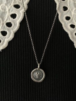 Sterling Silver Necklace Squirrel Ever Gay Always Happy, 2 of 4