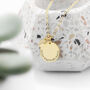 Personalised Heart And Disc Necklace, thumbnail 3 of 10