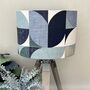 Reno Navy Blue Retro Style Lampshades, thumbnail 1 of 9