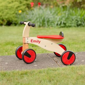 personalised wooden ride on toys