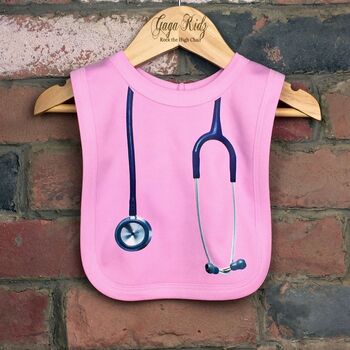 Stethoscope Baby Bib, 3 of 7