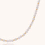 Jewel Bead Rainbow Moonstone Birthstone Necklace June, thumbnail 3 of 8