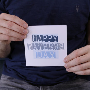 Happy Father's Day Stamped Style Card, 8 of 8