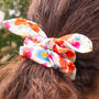 Floral Print Hair Scrunchie, thumbnail 4 of 5