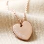 Personalised Vermeil Heart Necklace, thumbnail 8 of 11