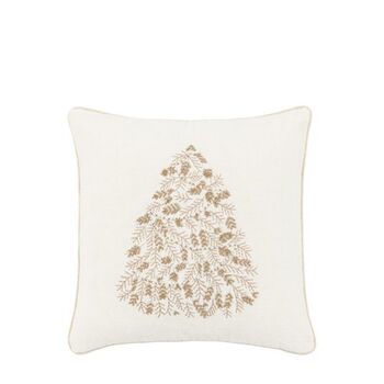 Deco Luxe Embroidered Tree Cushion, 2 of 2