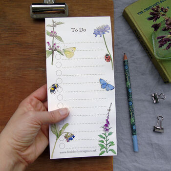Wildflowers 'To Do' List Notepad, 3 of 10