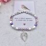 Personalised Memorial Bracelet In Loving Memory Remembrance Gift, thumbnail 2 of 12