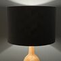 Callum Blue Geometric Double Sided Lampshade, thumbnail 7 of 10