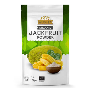 Ausha Organic Jackfruit Powder 250g Gut Health, Use Jackfruit Powder In Porridge, Cereals, Baking UK Certified Organic By Soil Association, 2 of 12