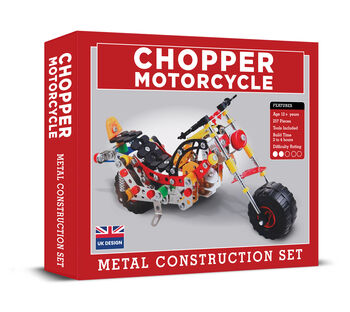 Make Your Own Chopper Motorcycle Metal Construction Set, 2 of 7