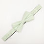 Mens Mint Green Gingham Bow Tie, thumbnail 5 of 6