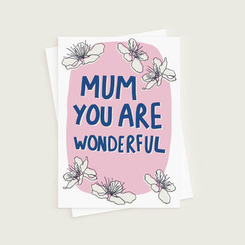 Wonderful Mum Mother's Day Card, 3 of 4