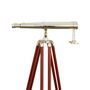 Personalised Double Barrel Telescope With Wooden Tripod, thumbnail 6 of 8