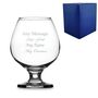 Personalised Engraved Brandy Cognac Glass Box, thumbnail 2 of 7