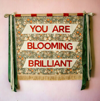 You Are Blooming Brilliant Banner Art, 6 of 6